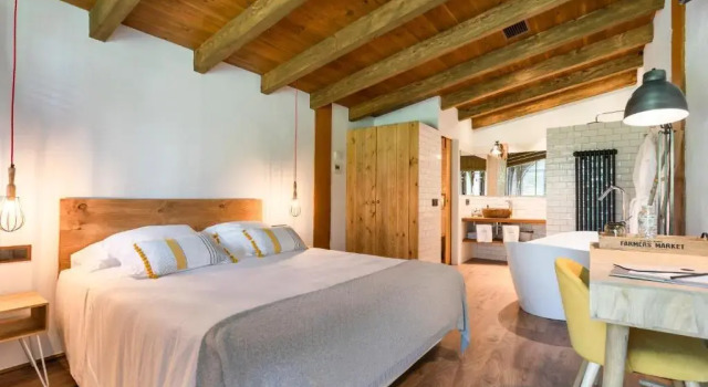 Двухместный номер с ванной Deluxe Hotel Mas la Ferreria