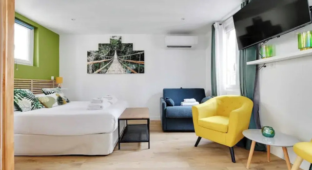Charming Studio - 2P - Sentier, Забронировать Апарт-отель Апарт-отели Парижа, рядом с Улица Фран-Буржуа, Апарт-отель