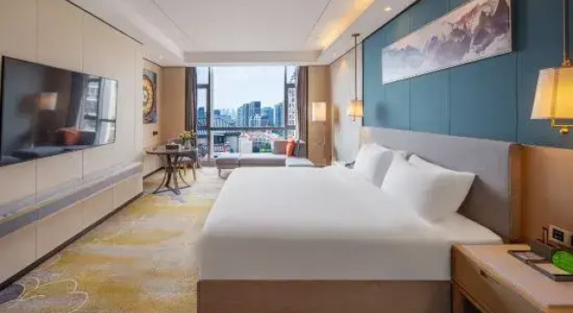 Двухместный номер Deluxe с видом на город Wyndham Garden Nanchang Honggutan