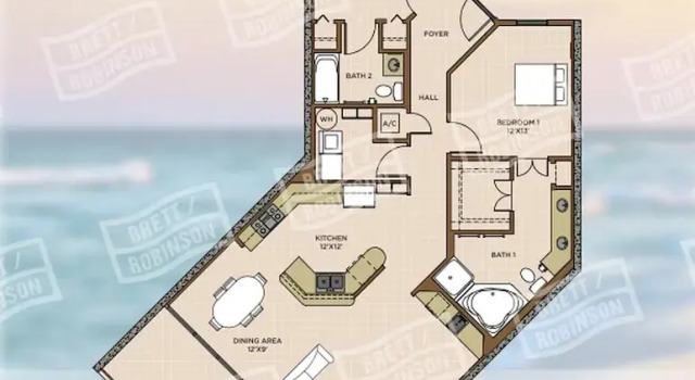 Номер Standard Phoenix On The Bay 1223 2 Bedroom Condo