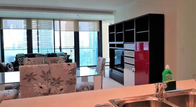 Апартаменты Premium с 3 комнатами с балконом ReadySet Apartments Southbank One
