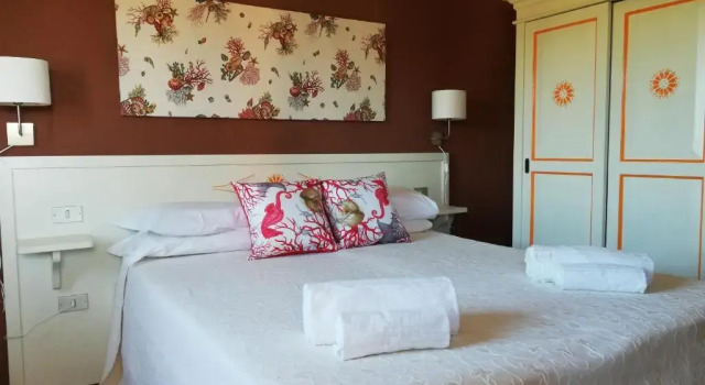 Двухместный номер Standard с балконом и с видом на море Hotel Frassetto