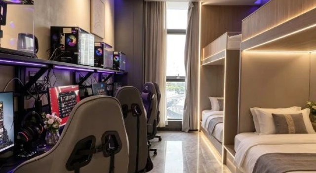 Кровать в общем номере KK E-sports Apartment,Liling Metro Station,Nanshan District ,shenzhen