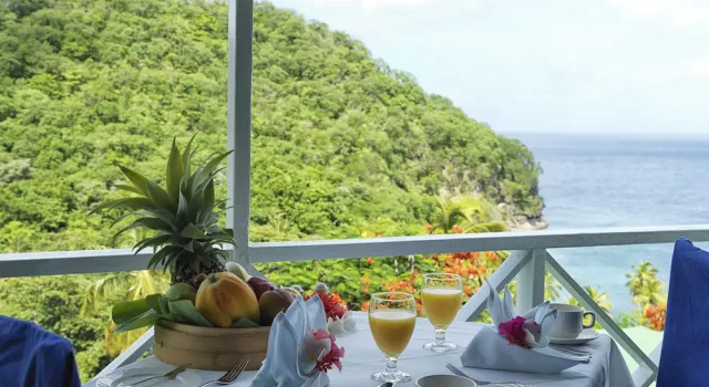 Camera Superior con balcone e con vista sull'oceano Anse Chastanet Resort