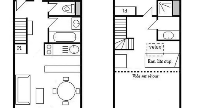 Appartement Méribel, 3 pièces, 6 personnes - FR-1-180-121