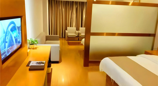 GreenTree Inn Ningbo Hangzhou Wan New District Lishi Square Business Hotel, Prenota Hotel Hotel a Ningbo con parcheggio, Parcheggio