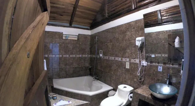 Бунгало с красивым видом из окна Arenal Oasis Eco Lodge & Wildlife Refuge