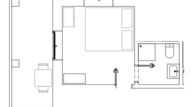 Двухместный номер Standard c 1 комнатой с балконом Azen Cool House