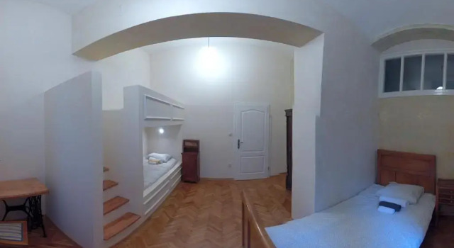 Bett im Wohnheim Zagreb Speeka