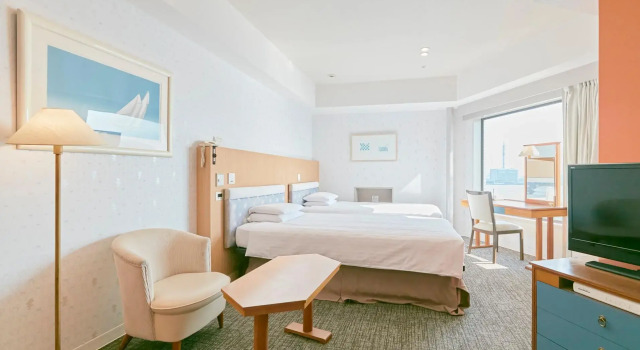 Двухместный номер Standard Hotel Seagull Tenpozan Osaka