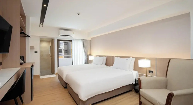 Двухместный номер Deluxe P-Park Hotel Bangkok