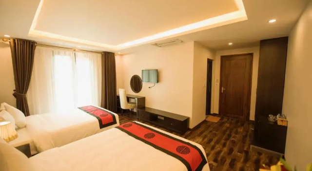 Четырёхместный номер Deluxe Sapa Wings Hotel