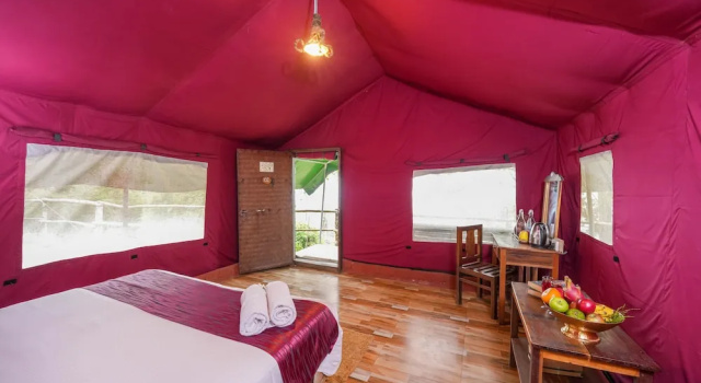 Тент с красивым видом из окна Nature Zone Resort Munnar - Tree House, Luxury Tents, Munnar