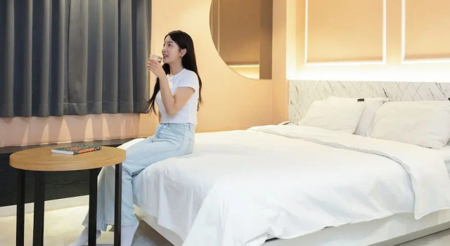 Двухместный номер Deluxe с видом на город Hotel Daily