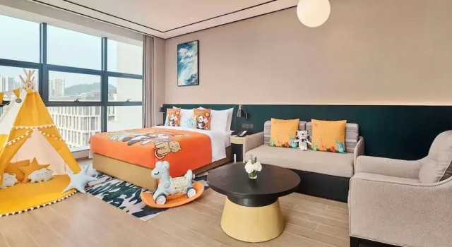 Двухместный семейный номер Standard Hilton Garden Inn Zhuhai Jinan University