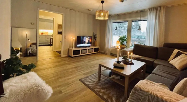 Just 5 minutes to H2green steel site 3BR apartment w/6 beds, Забронировать Апартаменты/квартира Апартаменты Норрботтен, Апартаменты/квартира
