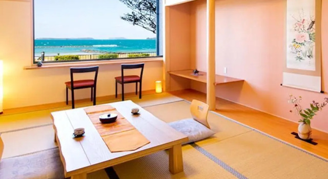Japanese-style номер с видом на океан Resort Hotel Mihagi