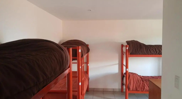 Кровать в общем номере Antarctica Hostel