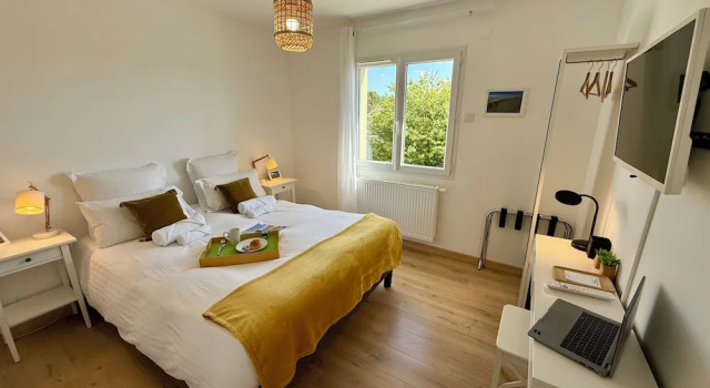 Двухместный номер Superior с видом на город Chambres dhôtes Grange Debout