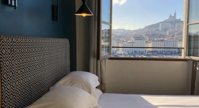 Двухместный номер Standard с видом на море Hotel Belle-Vue Vieux-Port