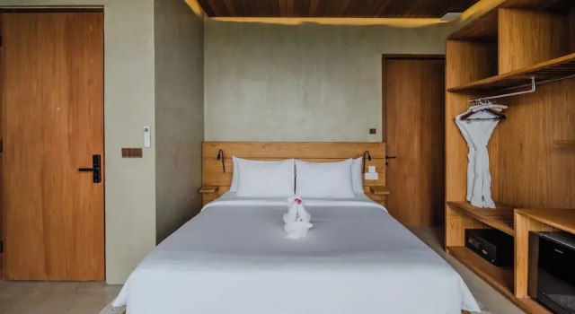 Двухместный номер Deluxe с балконом и с красивым видом из окна Lawangkala Resort Ubud