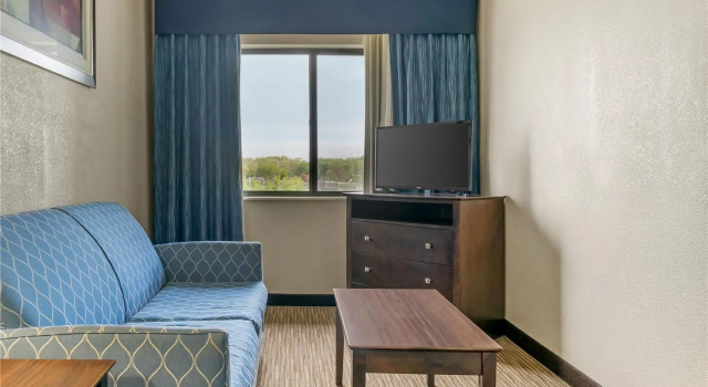 Двухместный люкс с видом на реку Best Western Port Huron Blue Water Bridge