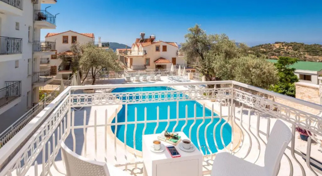 Двухместный номер Standard с видом на бассейн Kaş Artemis Hotel