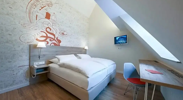 Номер Standard Мансарда Hotel VICTORIA Nürnberg