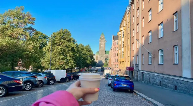 Апартаменты c 1 комнатой Beautiful design studio in the heart of Kallio