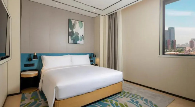 Двухместный люкс c 1 комнатой Hilton Garden Inn Shenzhen Nanshan Avenue