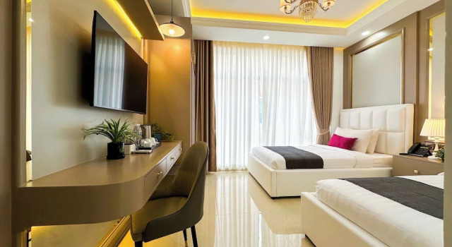 Двухместный полулюкс Cambana Poipet Hotel