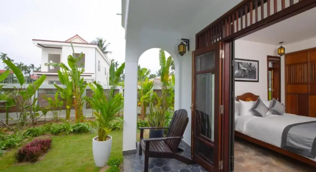 Семейный номер Deluxe с видом на сад Legacy Hoi An Resort