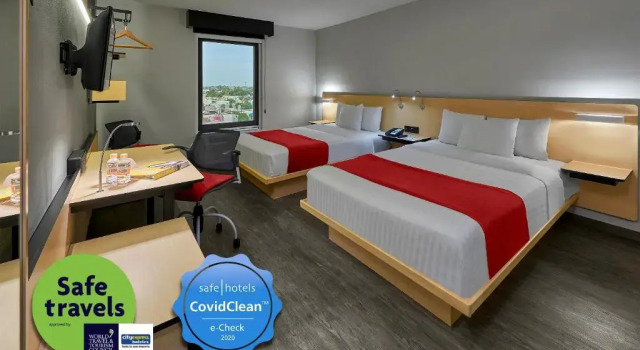 Четырёхместный номер Standard City Express by Marriott Mexicali