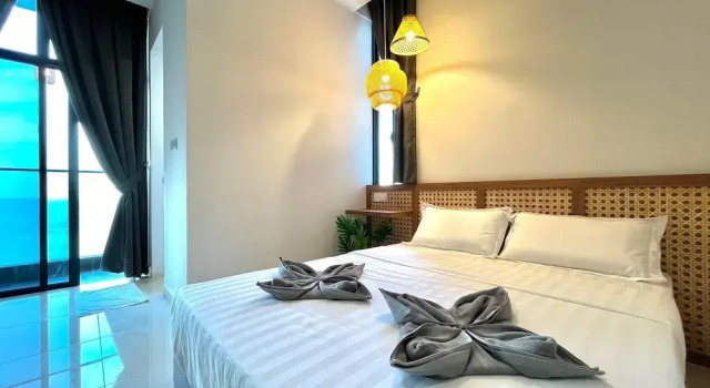 Номер Standard с видом на море The Shore Kota Kinabalu
