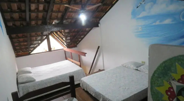 Шале с балконом Aldeia Itamambuca Chalé Camping Ubatuba