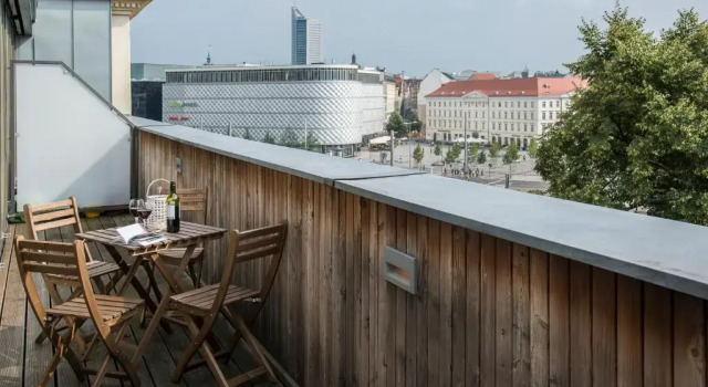 Апартаменты Deluxe Kokon Studio Apartment near Leipzig center