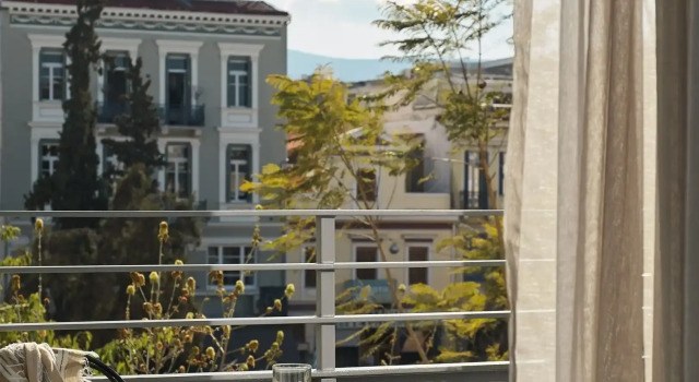 Номер Superior с балконом Athens City View Urban Suites