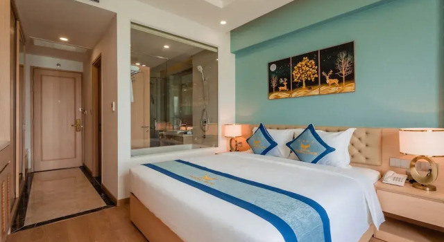 Двухместный номер Ocean Symphony Senior Deluxe Canary Gold Hotel Quy Nhơn - Beachfront - Iconic Location