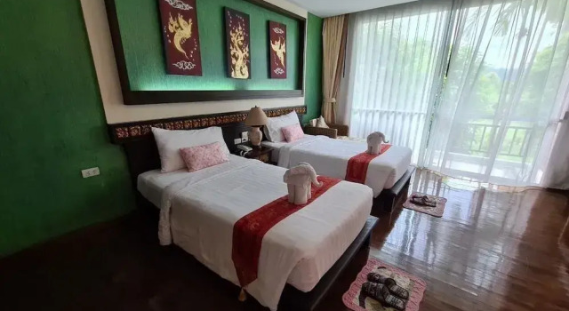Двухместный номер Deluxe с балконом Mountain Creek Wellness Resort Chiangmai