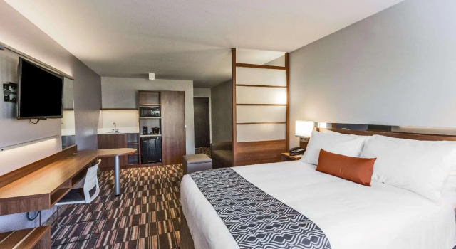 Двухместный люкс Microtel Inn & Suites by Wyndham Tioga