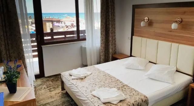 Deluxe Dvoulůžkový s manželskou postelí pokoj a výhledem na moře Hotel Laguna