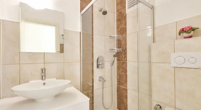 Апартаменты с 2 комнатами с балконом и с видом на море Saylam Apart Evleri