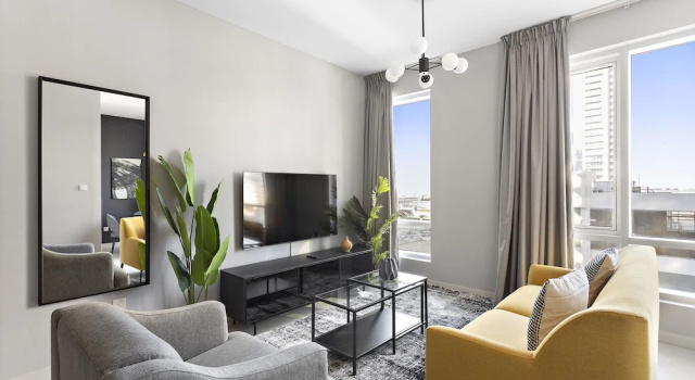 Апартаменты с балконом Silkhaus Lofts, Downtown Dubai