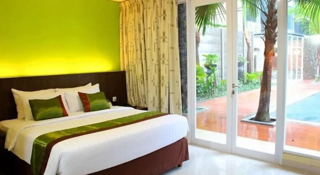 Camera doppia Deluxe con vista sulla piscina Bali de Anyer Hotel & Restaurant