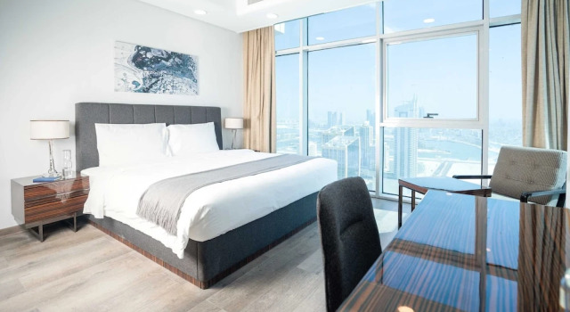 Двухместный люкс c 1 комнатой с видом на город S Plaza Suites Hotel