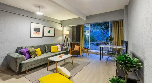 Апартаменты Cozy and Central Flat With Backyard in Kadikoy