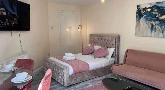 Haven Homes - Central Luton Studio Apartments, Забронировать Апартаменты/квартира Лутон Бедфордшир, рядом с Luton Town Football Club