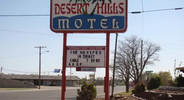 Desert Hills Motel, Rezerwuj Motel Hobbs Nowy Meksyk