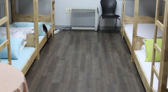 Кровать в общем номере 41st Guest House