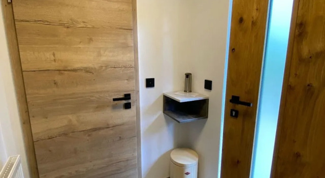 Ferienhaus mit Sauna in Skigebietsnahe